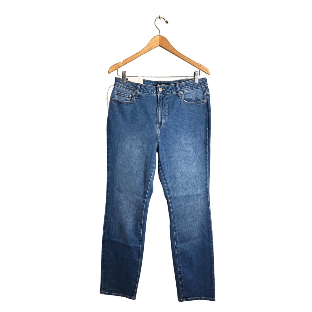 Members Mark Womens High Rise Straight Leg Jeans Medium Wash Size 8 NWT